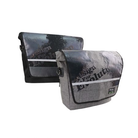 black and grey messenger bag avaliable n5214
